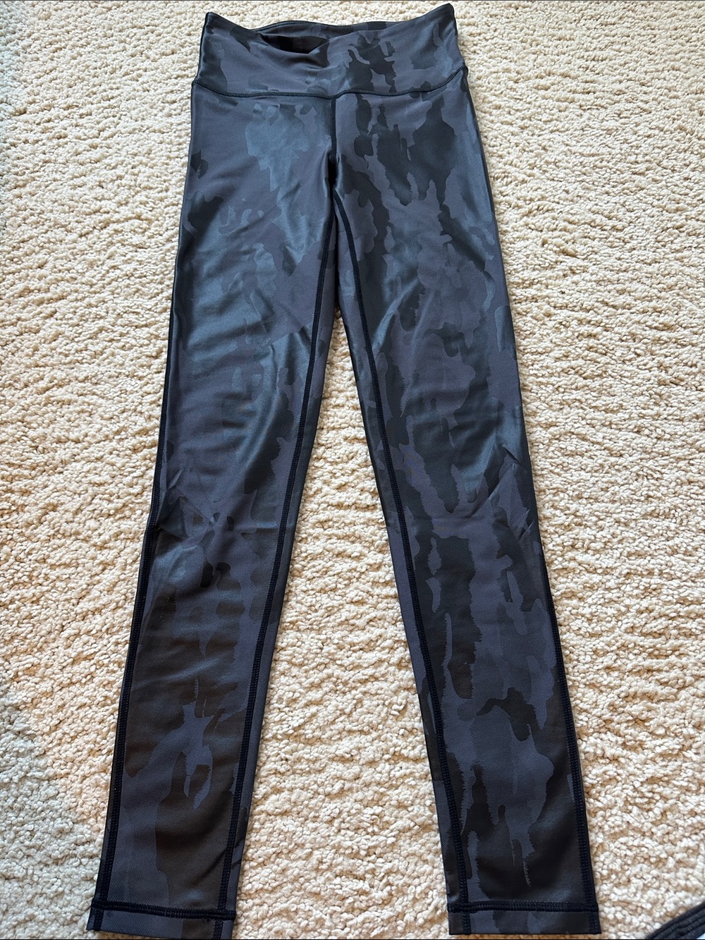 Mono B Black Camo High-Rise Leggings